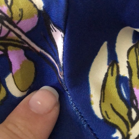 Free People Floral Print Split-Hem Blouse - Picture 8 of 8